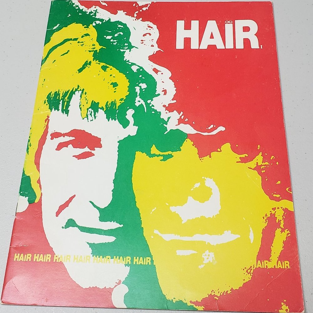 Hair the Musical 1969 Souvenir Program